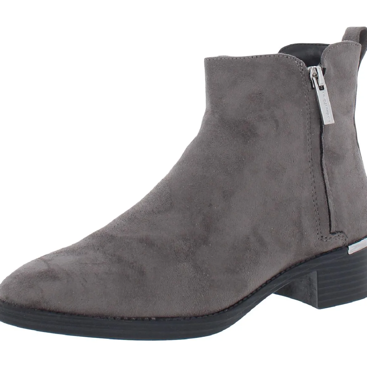 Deniece 3 Zipper Almond Toe Ankle Boots