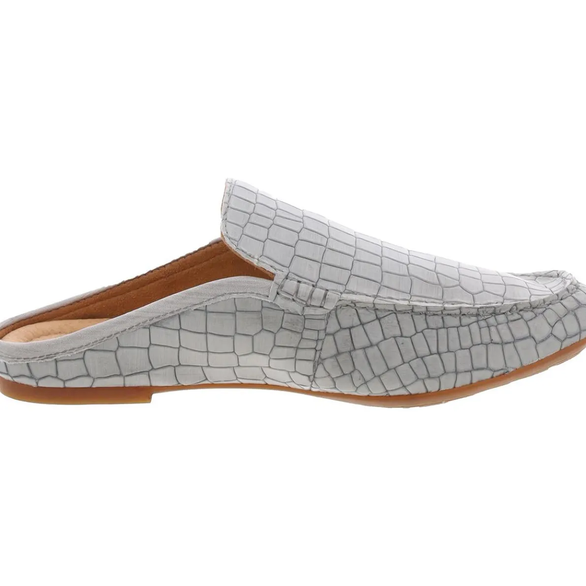 CAPRICORN Embossed Leather Mules