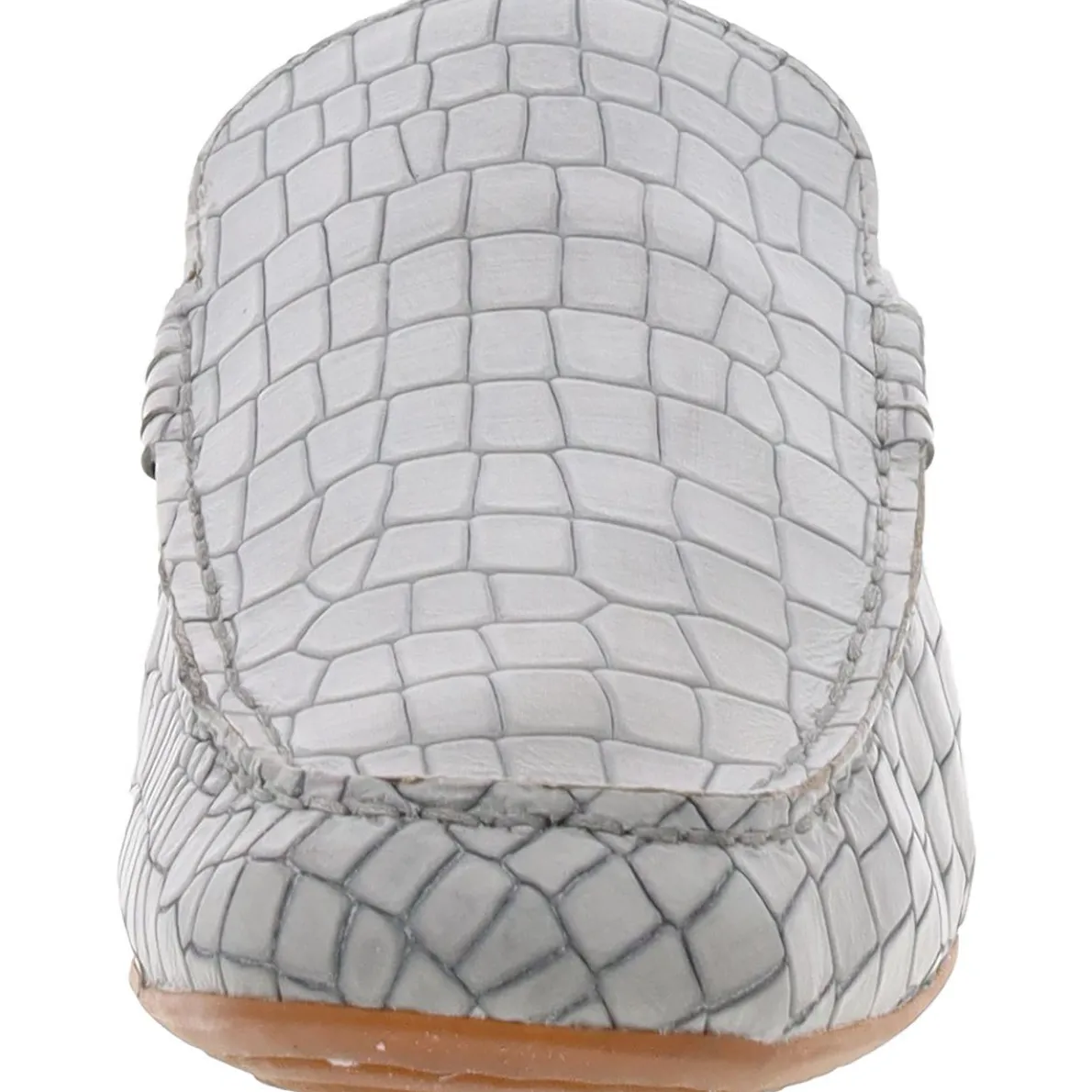 CAPRICORN Embossed Leather Mules