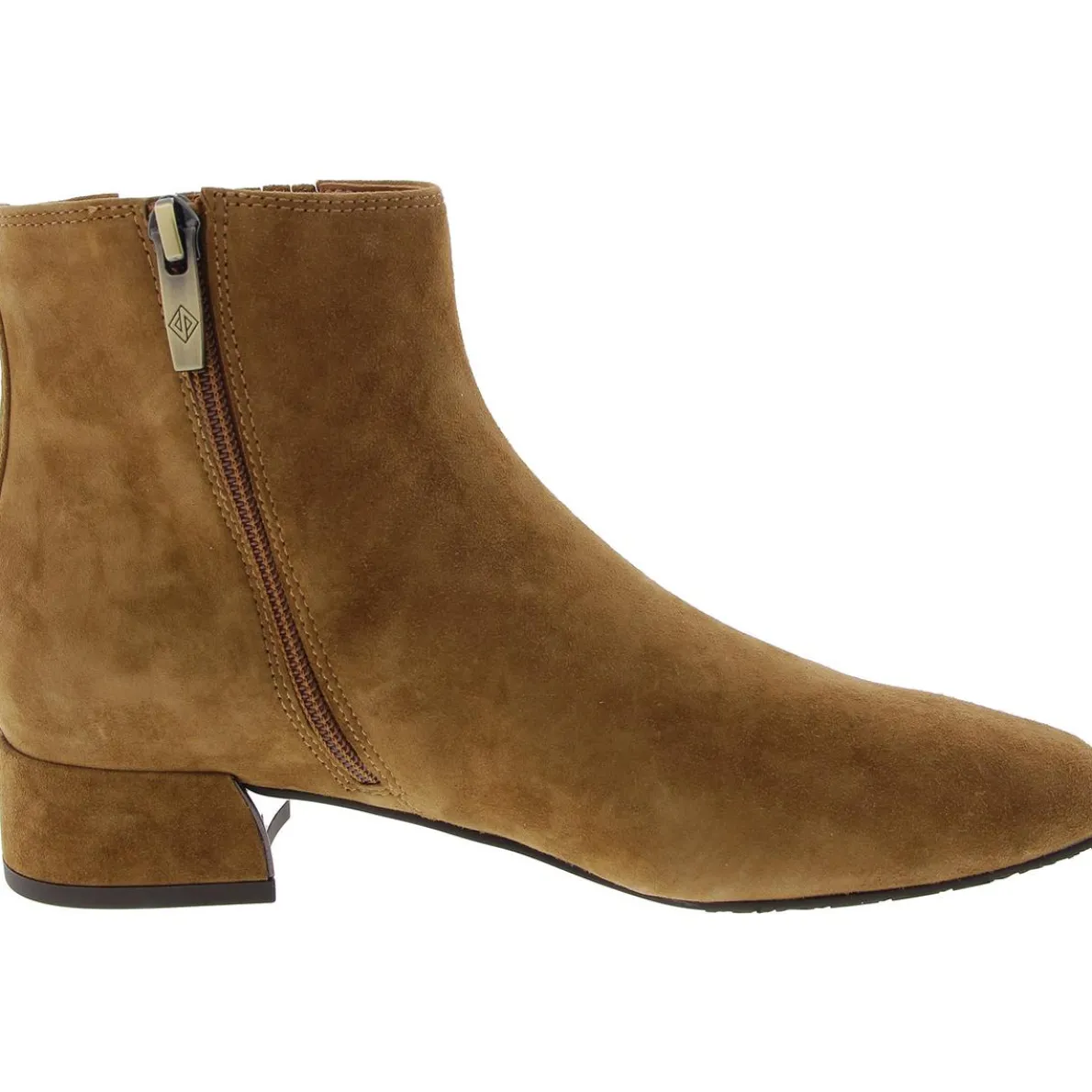 Dasia Zipper Suede Chelsea Boots