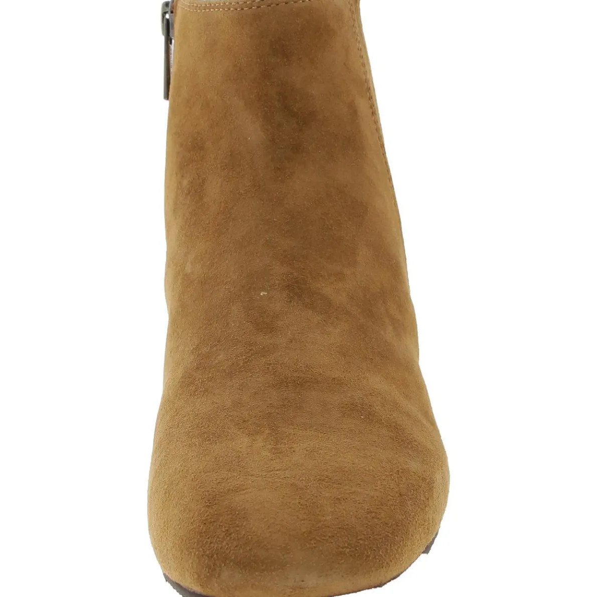 Dasia Zipper Suede Chelsea Boots