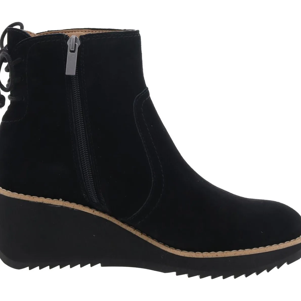 Calia Suede Round Toe Ankle Boots