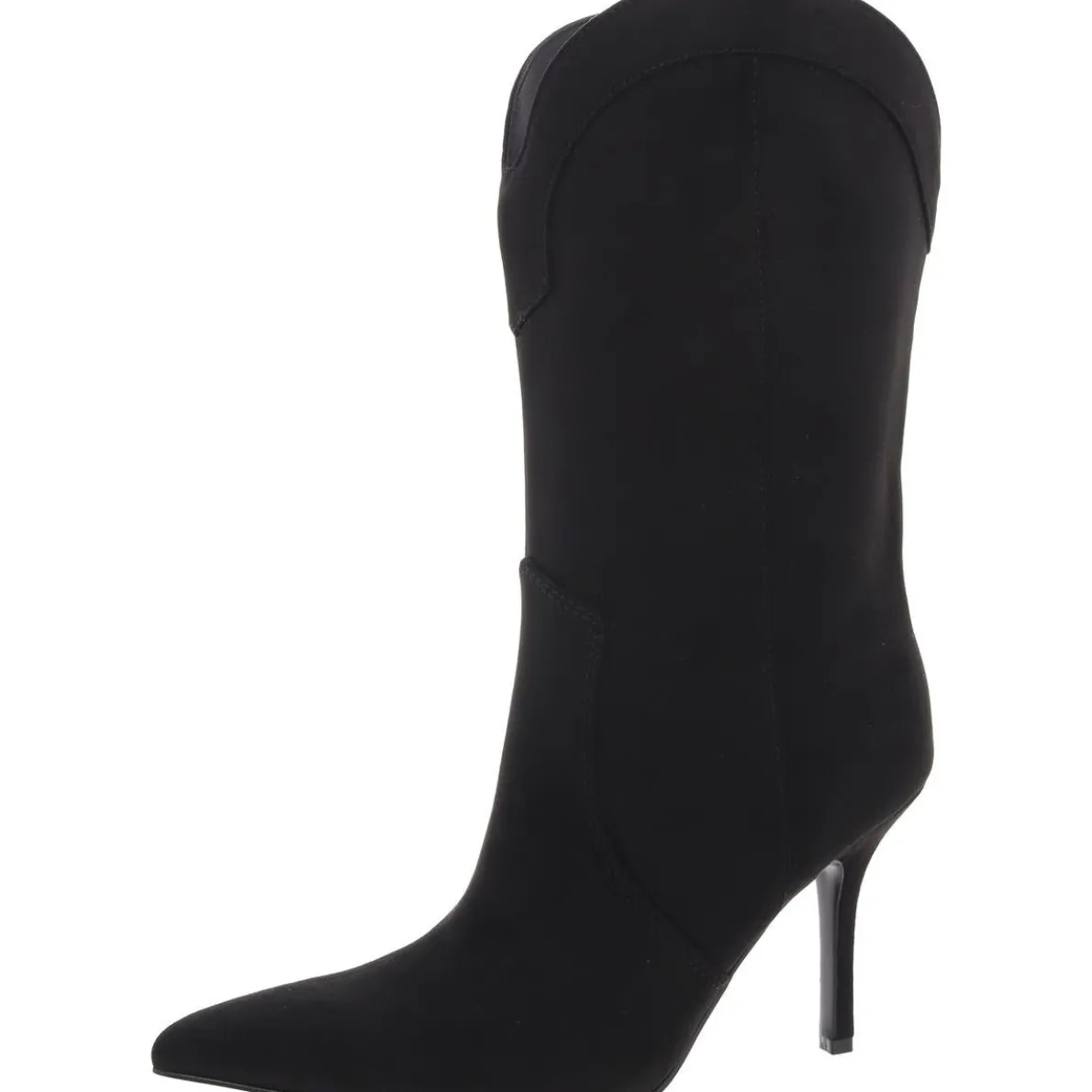 Padded Insole Faux Suede Mid-Calf Boots