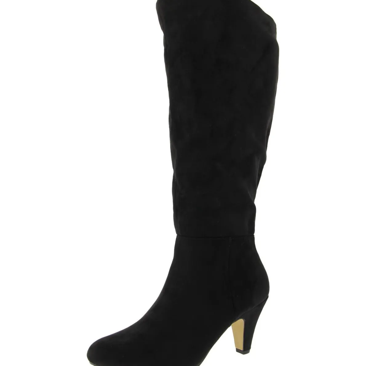 Corinne Plus Wide Calf Faux Suede Knee-High Boots