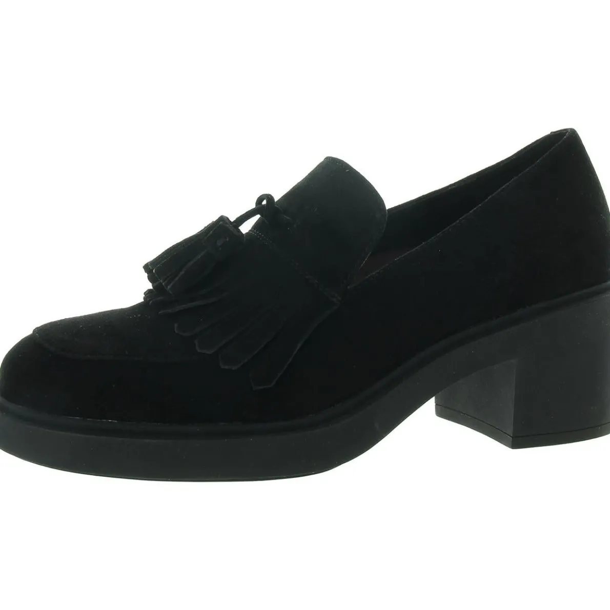 Gibes Suede Fringe Loafers