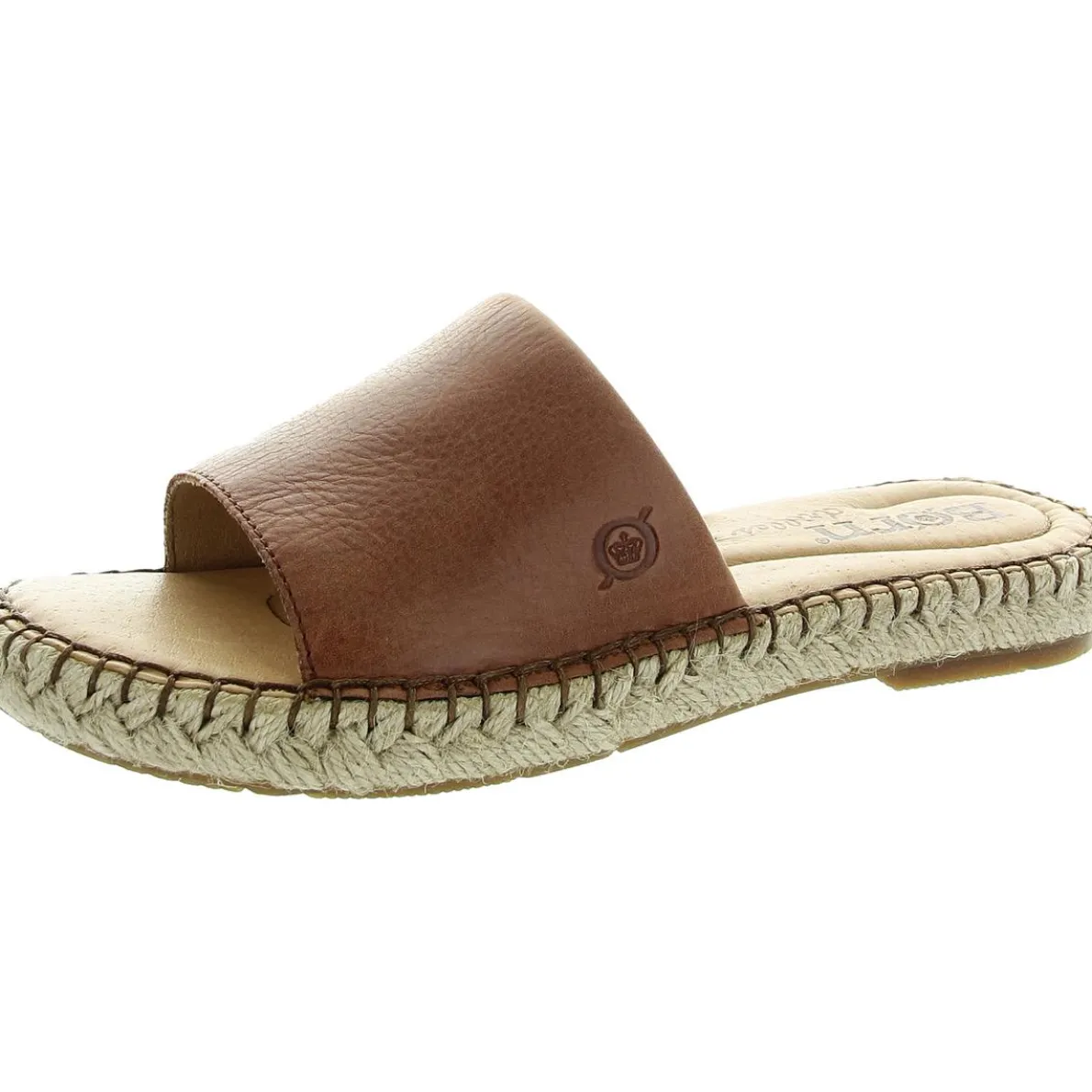 SANBENITO Solid Leather Flatform Sandals