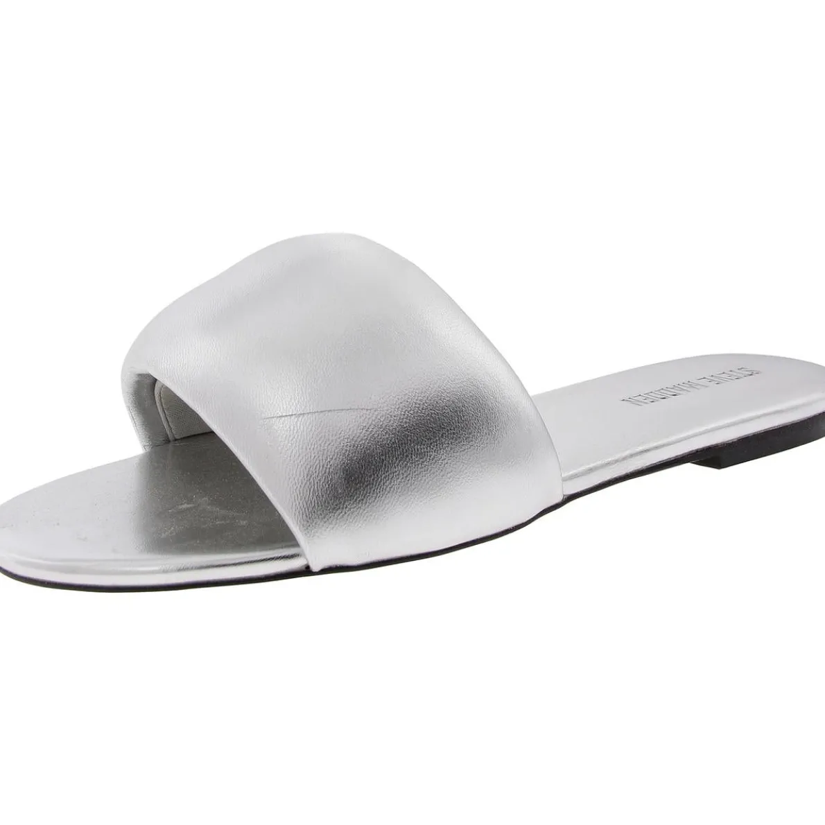 Karter Padded Insole Faux Leather Slide Sandals