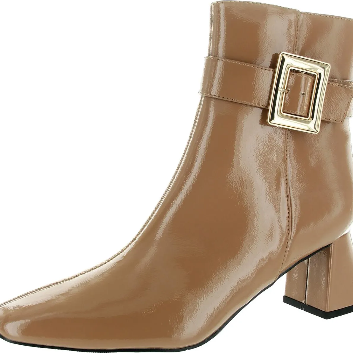 Buckle Mid-Calf Boots
