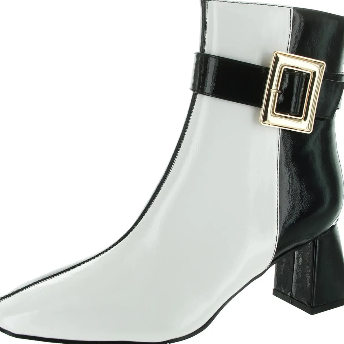 Buckle Mid-Calf Boots