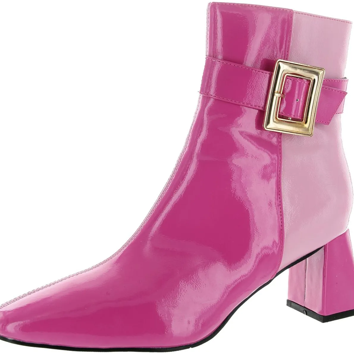 Buckle Mid-Calf Boots