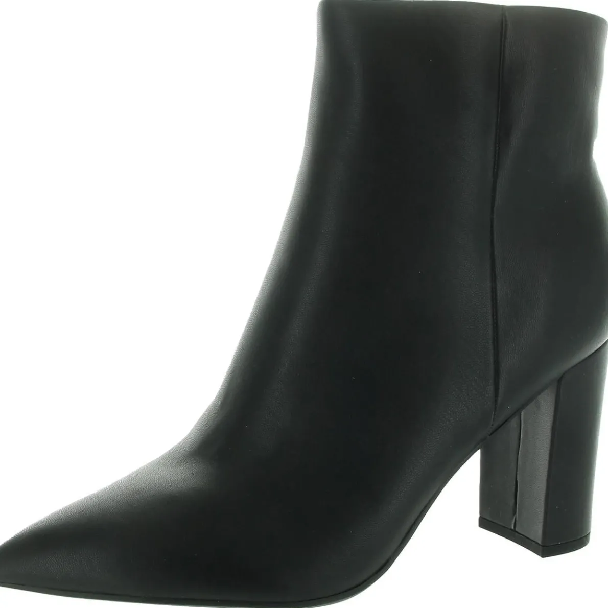 Granita Zipper Faux Leather Ankle Boots