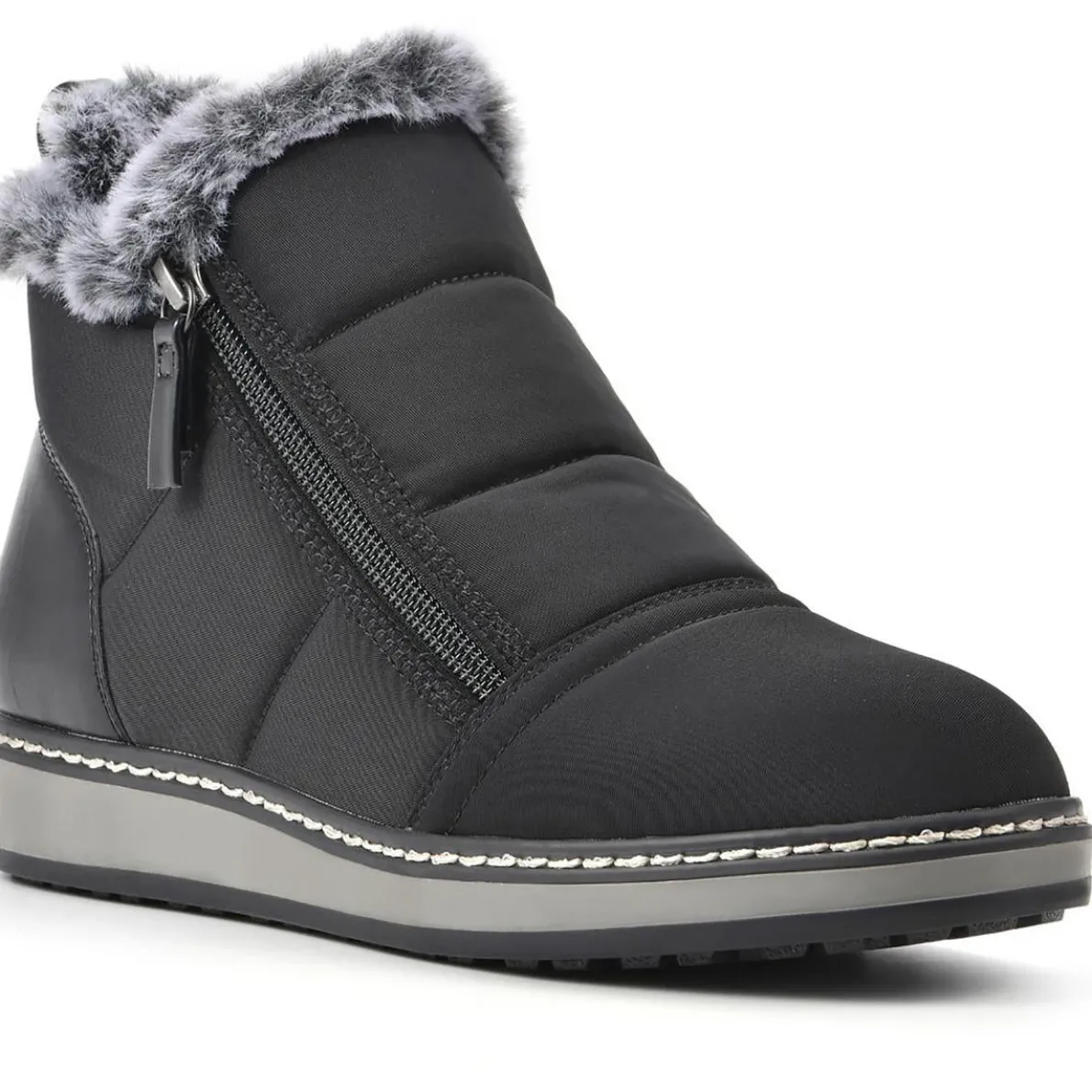 Taurus Faux Leather Trim Winter & Snow Boots