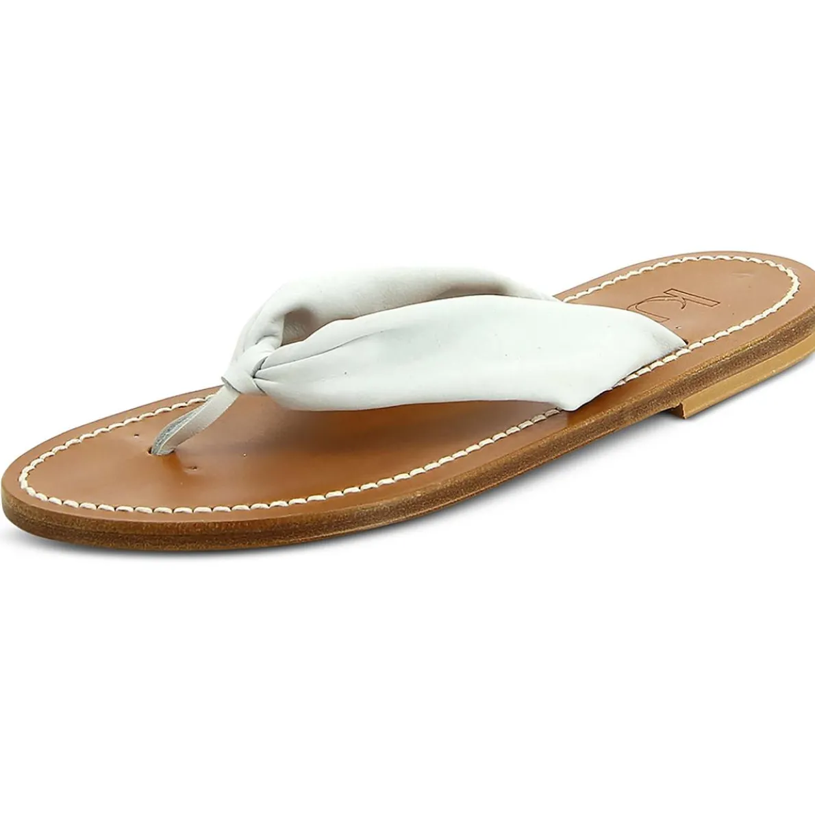 Saba Leather Slip-On Slide Sandals
