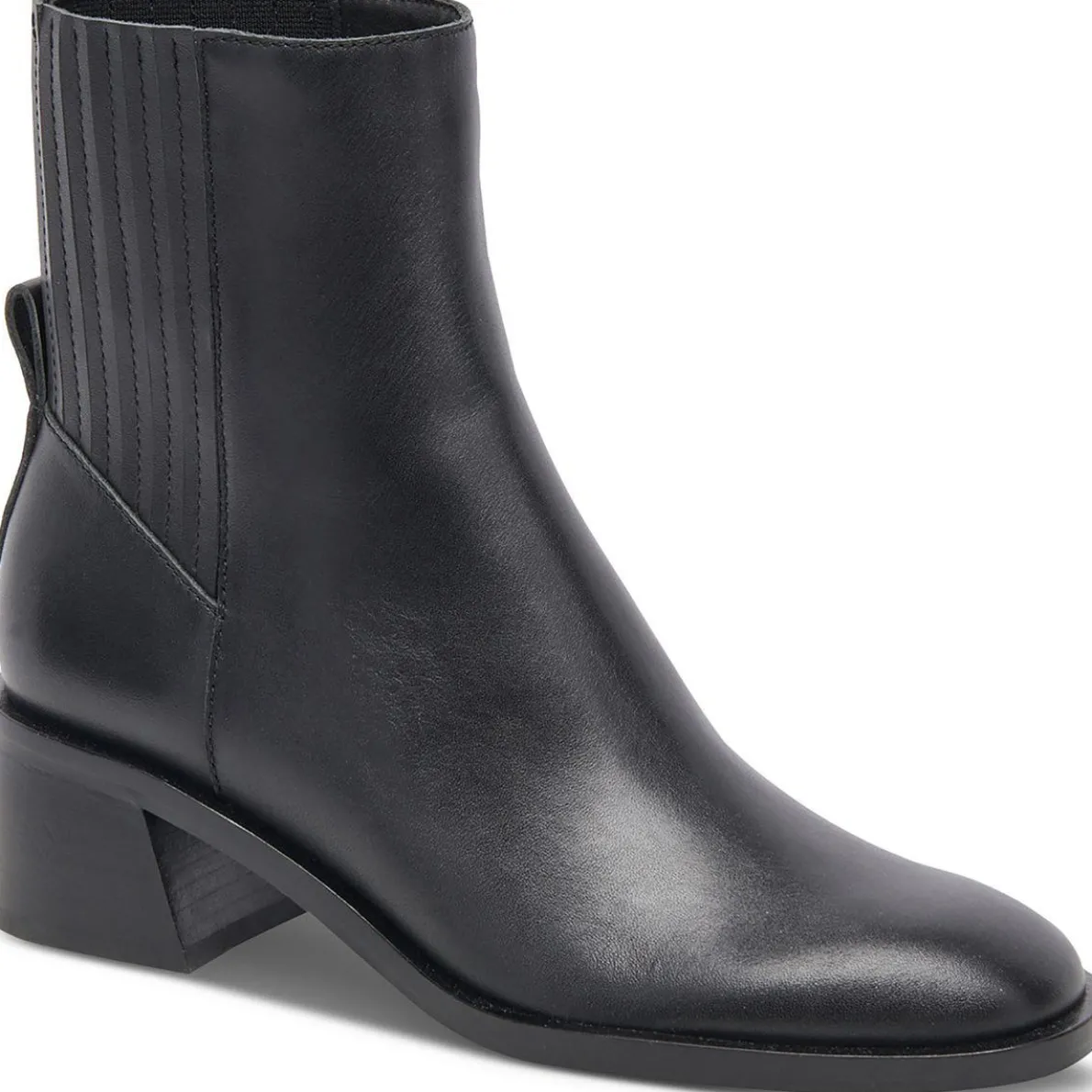 Delilah Faux Leather Ankle Booties