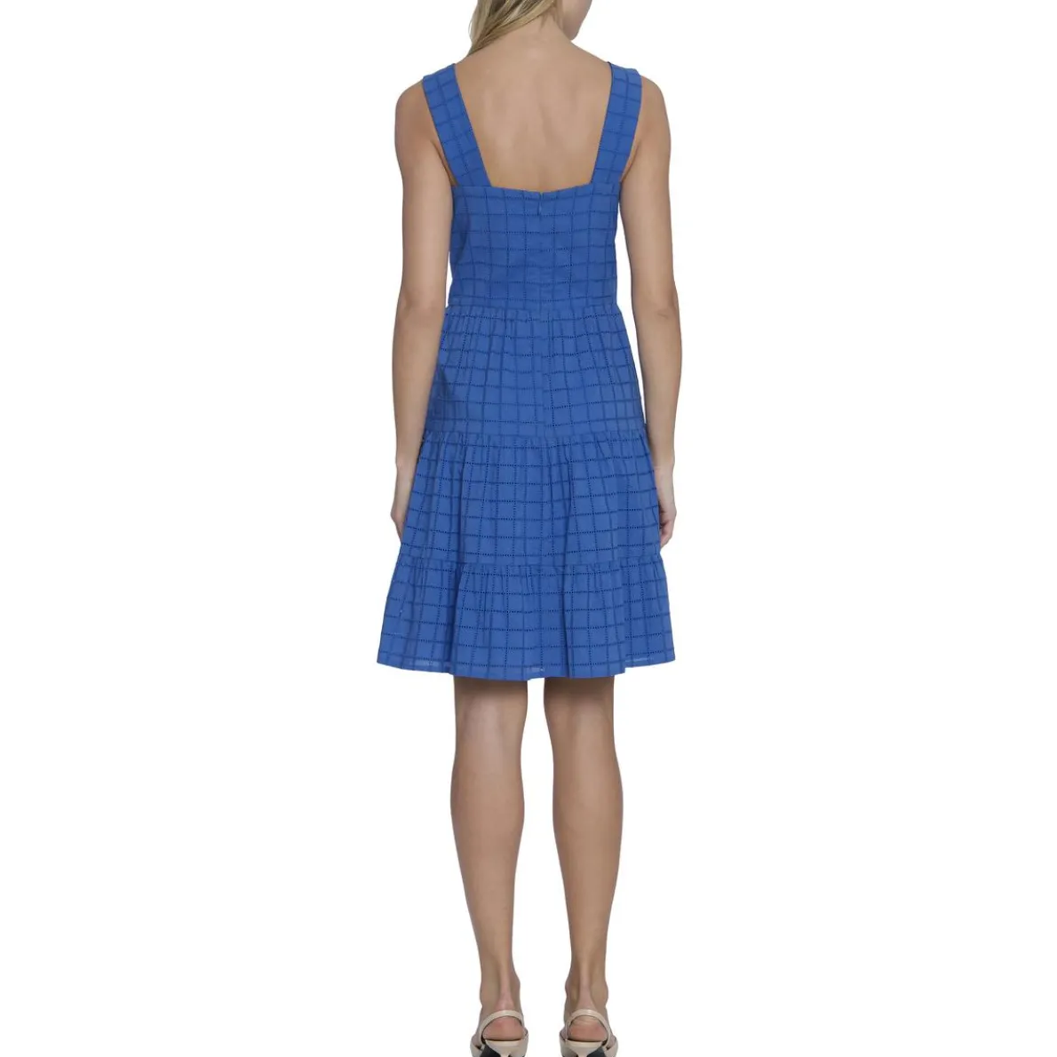 Eyelet Cotton Mini Dress