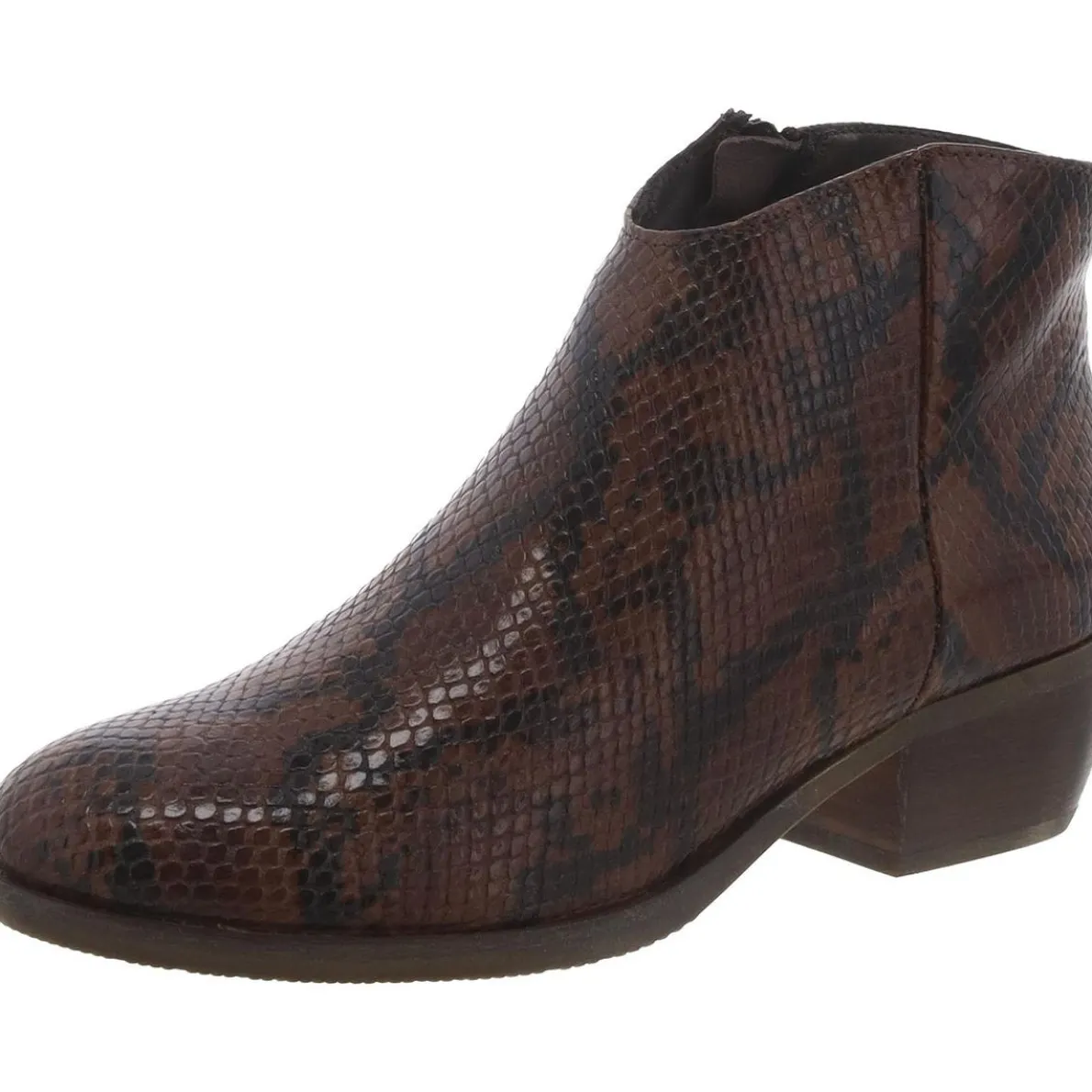 MILA MYTH Leather Block heel Ankle Boots