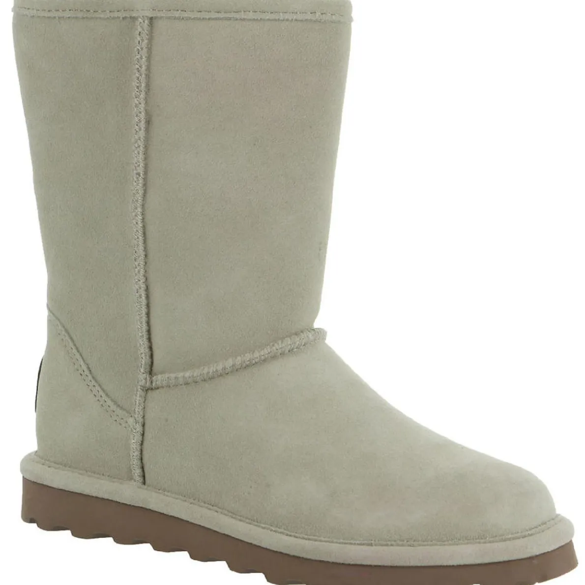 Elle Short Waterproof Suede Mid-Calf Snow Winter Boots