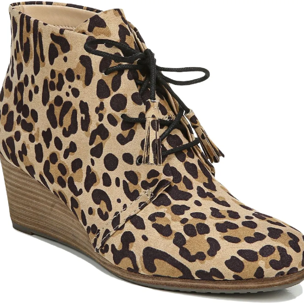 Dakota Faux Suede Boho Wedge Boots