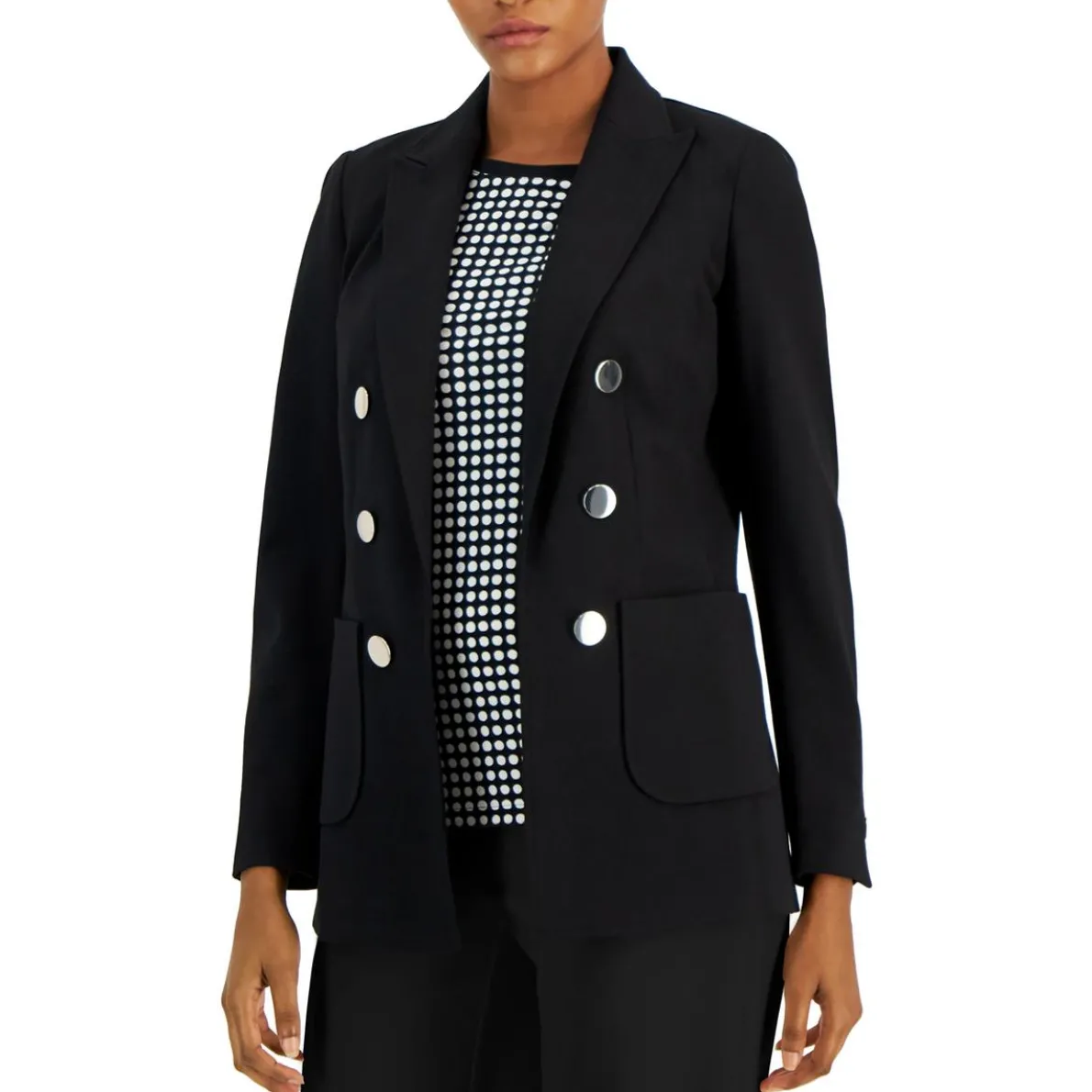 Double Breasted Office Pea Coat