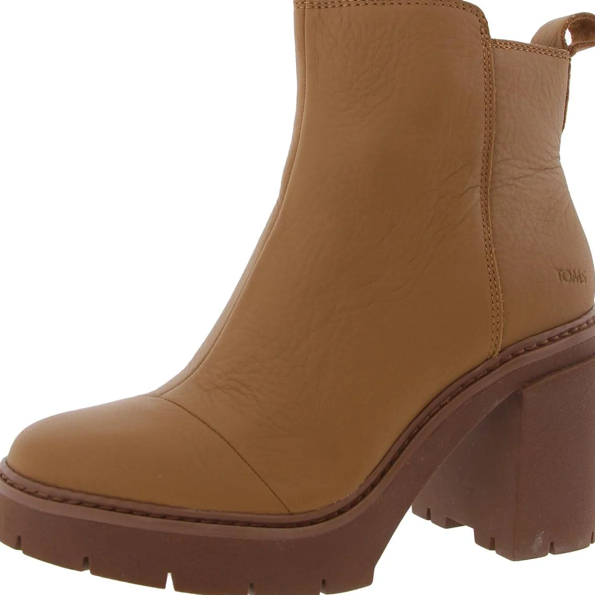 RYA Zipper Leather Booties