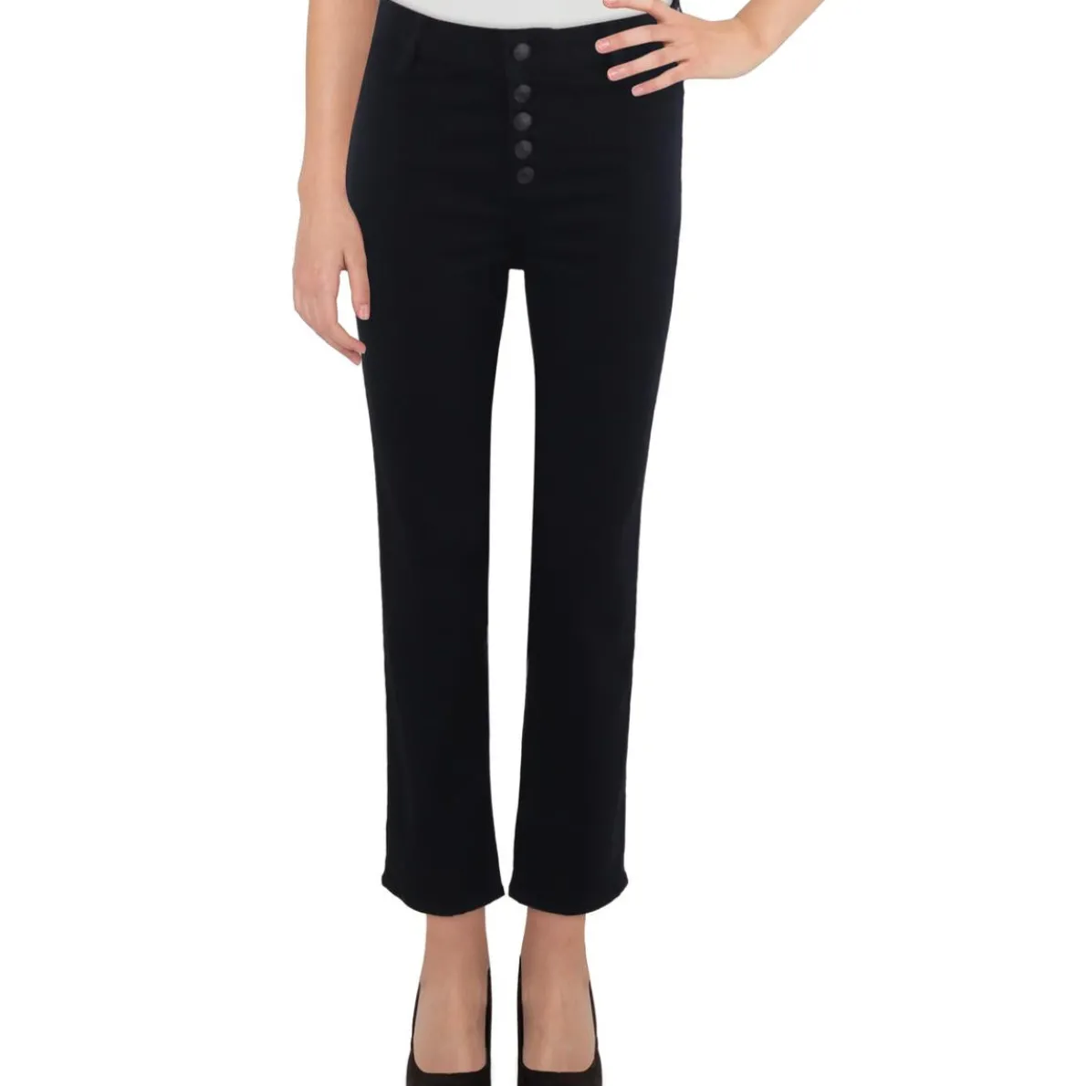 Pocket Denim Cigarette Jeans