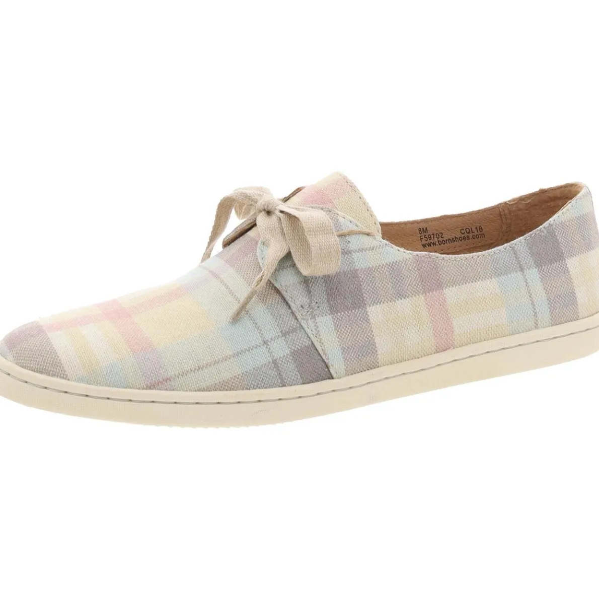Datil Plaid Canvas Casual And Fashion Sneakers