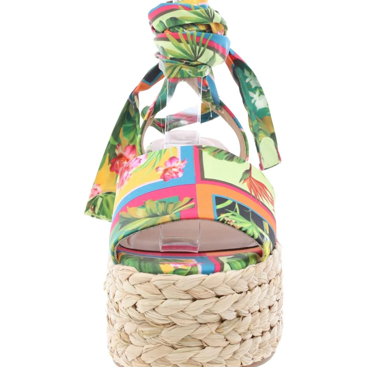 Peep Toe Padded Insole Wedge Sandals