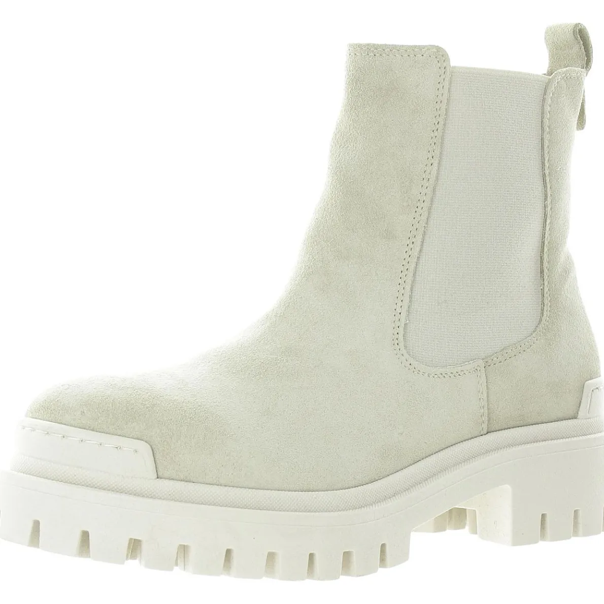 Harriet Lugged Sole Suede Chelsea Boots