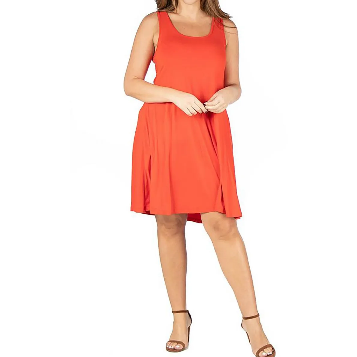 Sleeveless Knee-Length Mini Dress