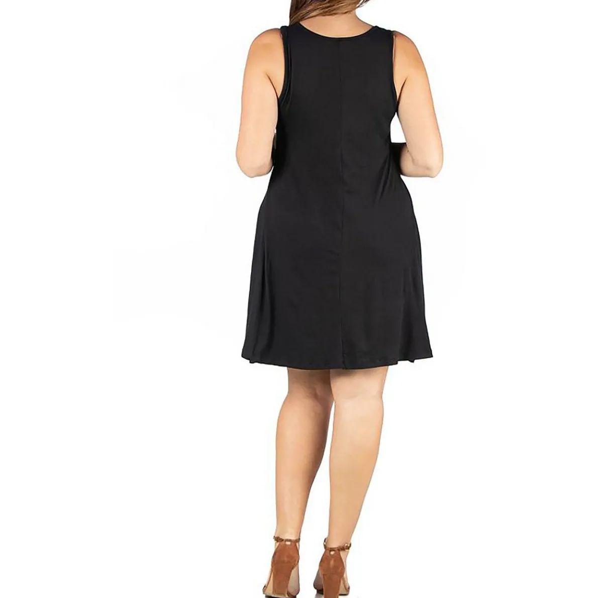 Sleeveless Knee-Length Mini Dress