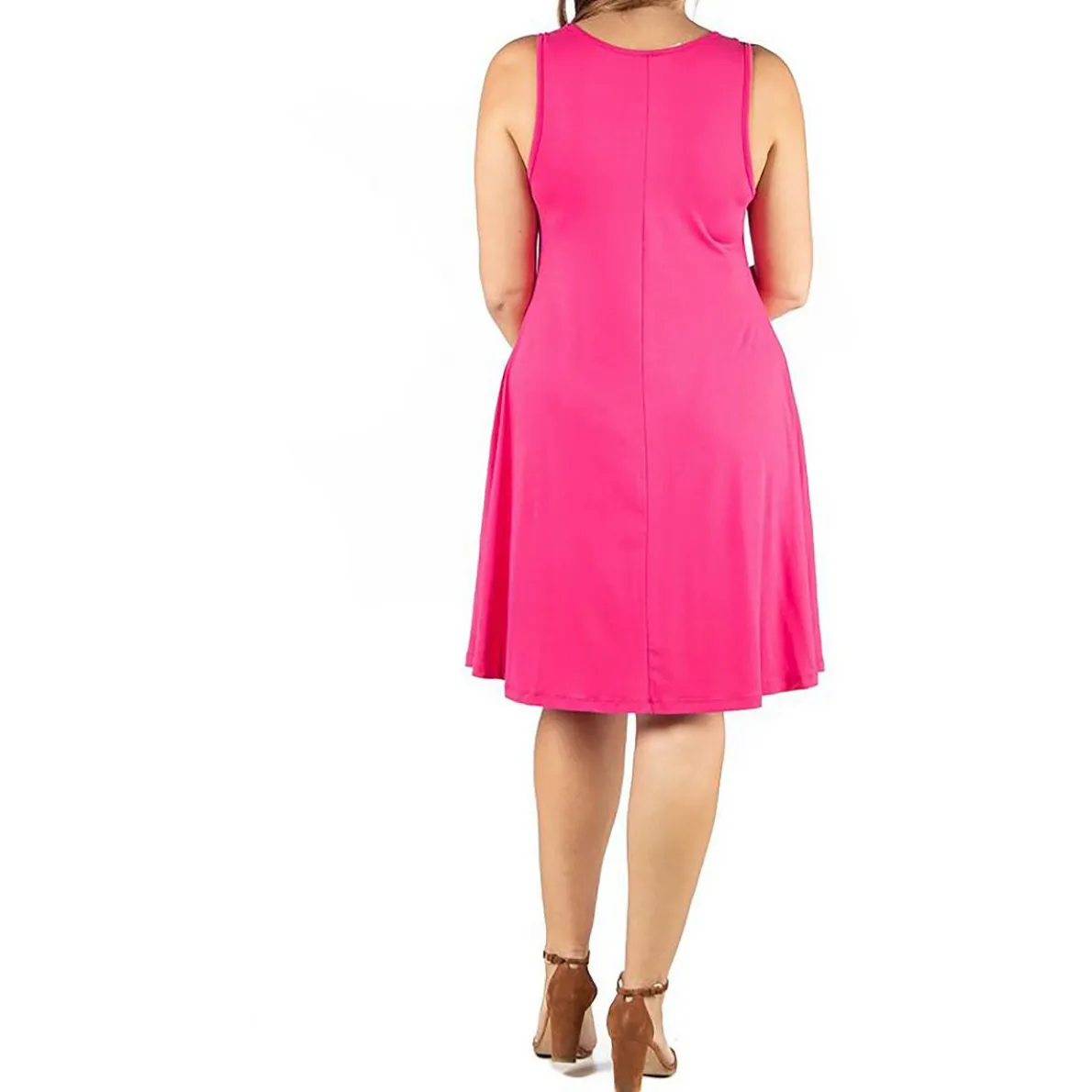 Sleeveless Knee-Length Mini Dress