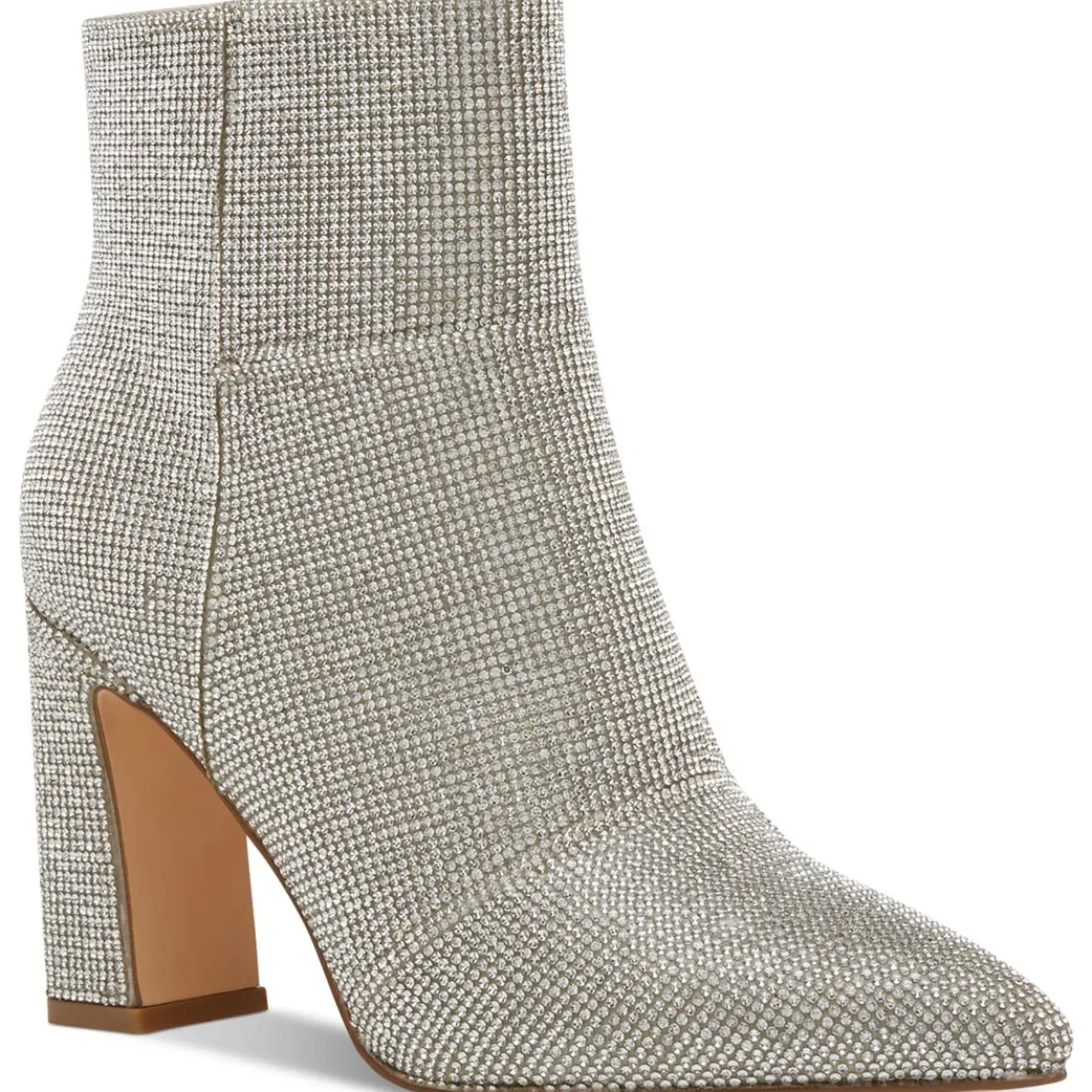 Rhinestone Pointed Toe Booties