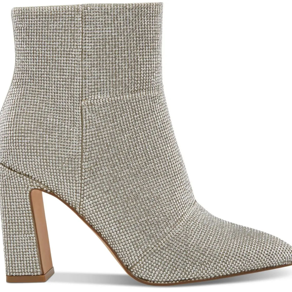 Rhinestone Pointed Toe Booties