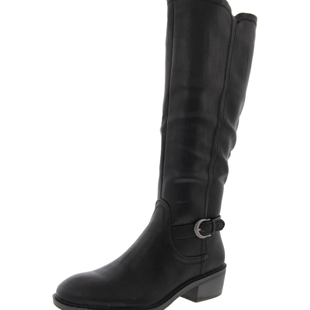 NENA Solid Faux Leather Knee-High Boots