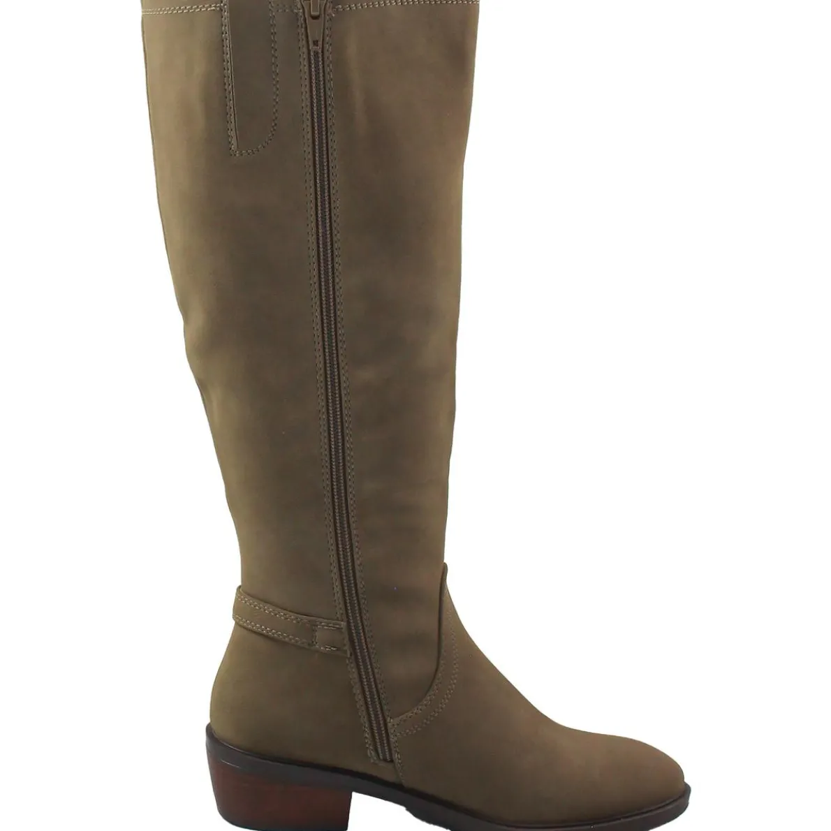 NENA Solid Faux Leather Knee-High Boots