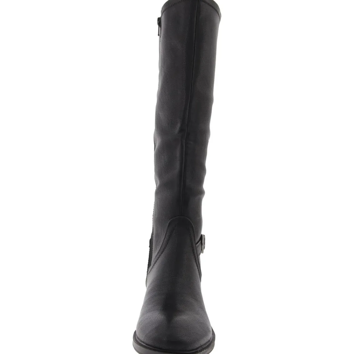 NENA Solid Faux Leather Knee-High Boots