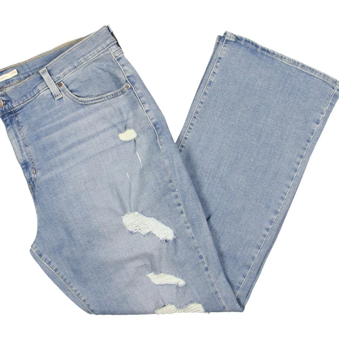 Plus 725 High Rise Light Wash Bootcut Jeans