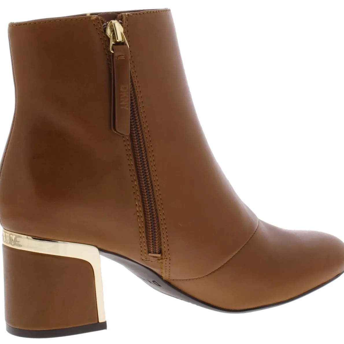 Corrie Leather Contrast Trim Booties