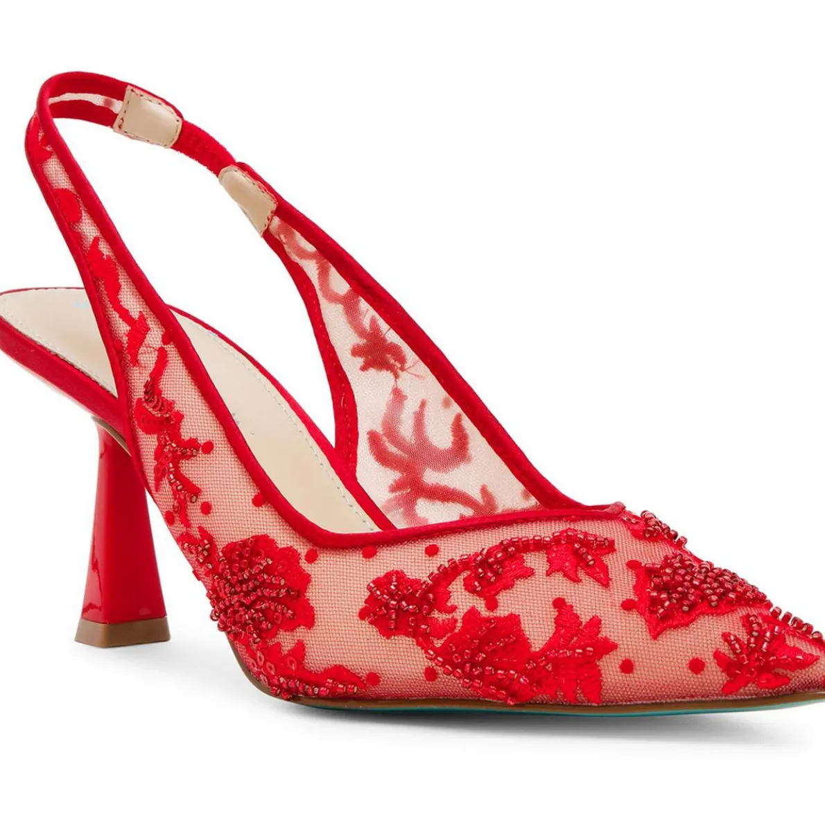 NIKKI Cushioned Footbed Laceless Slingback Heels