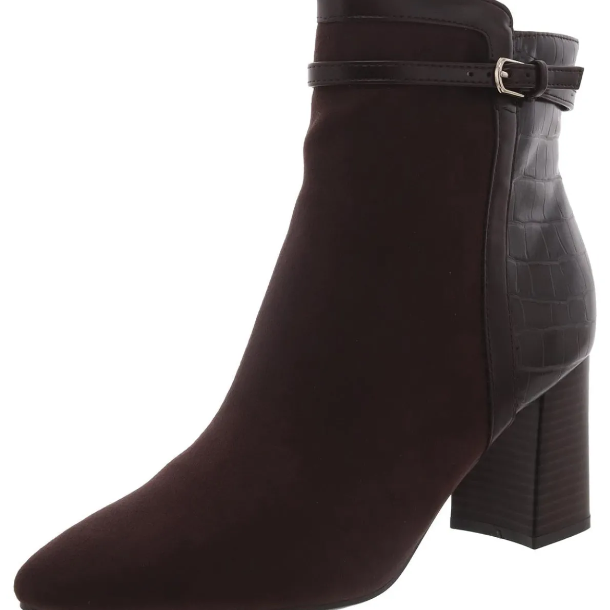 Berry 2 Faux Suede Block Heel Ankle Boots