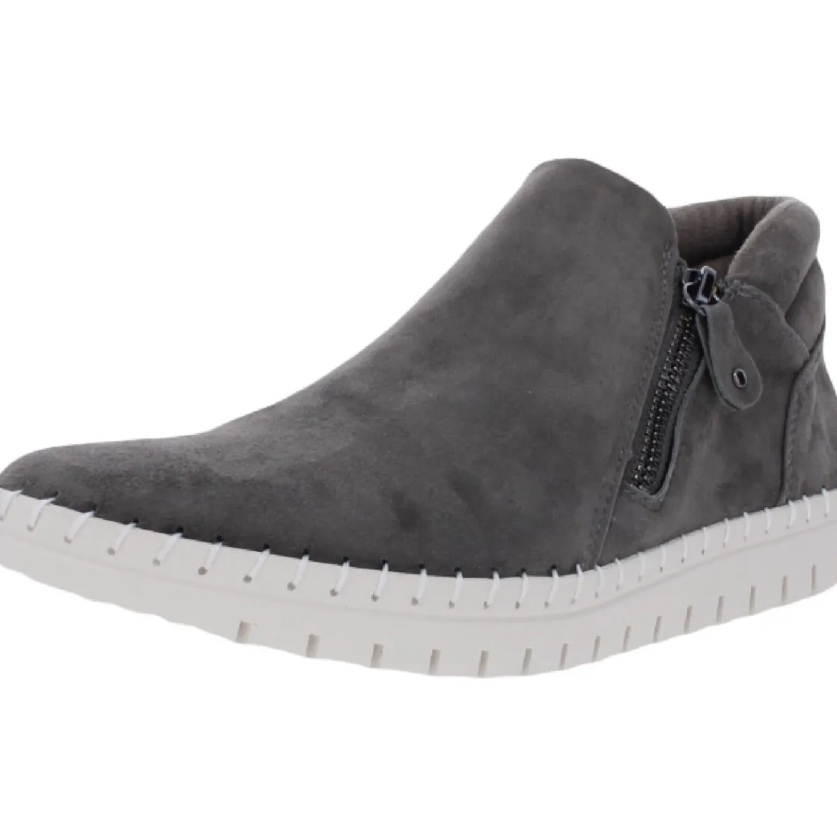 Camberly Suede Zip Up Booties