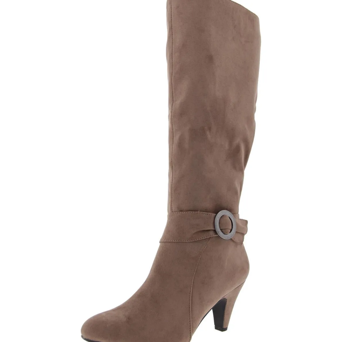 RIMA Zipper Suede Knee-High Boots