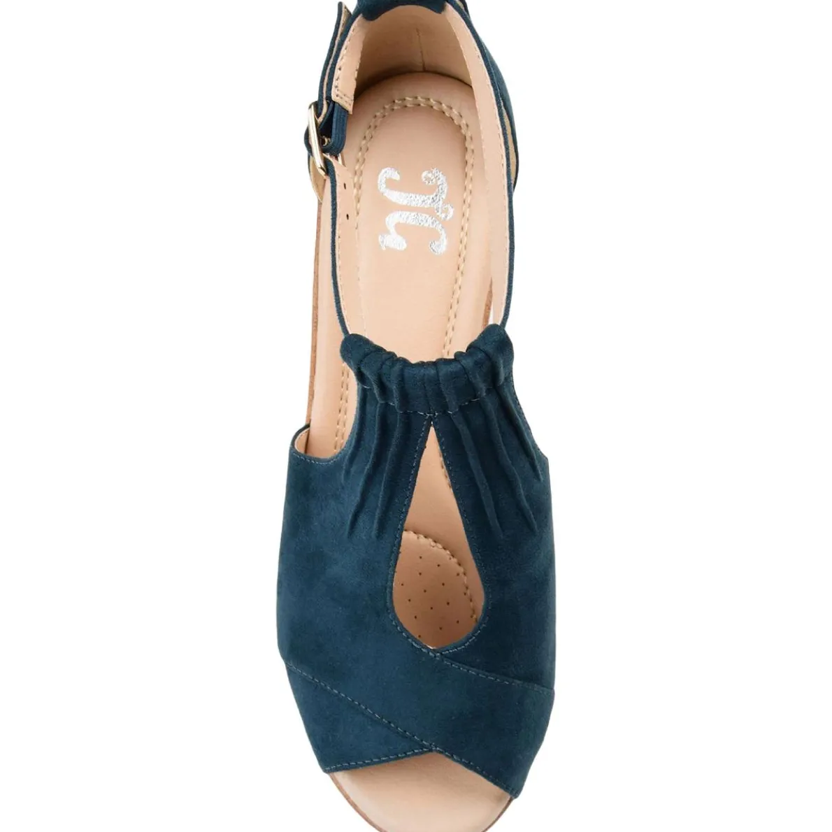 Kedzie Faux Suede Ankle Strap Wedges