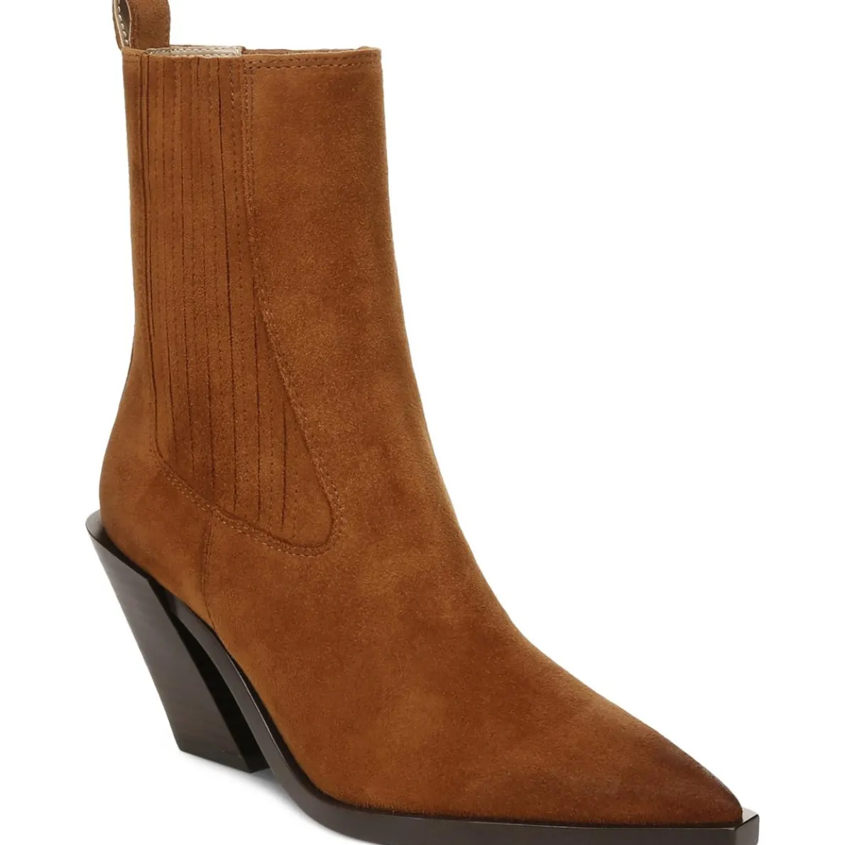 Mandey Block Heel Stacked Heel Ankle Boots
