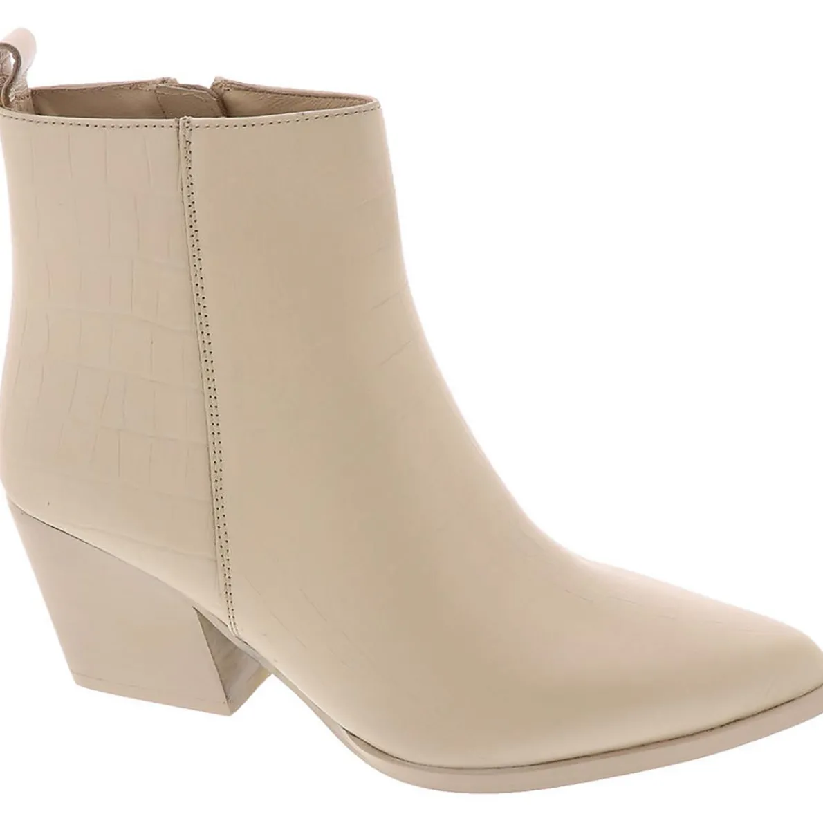 Aboard Leather Pointed Toe Ankle Boots