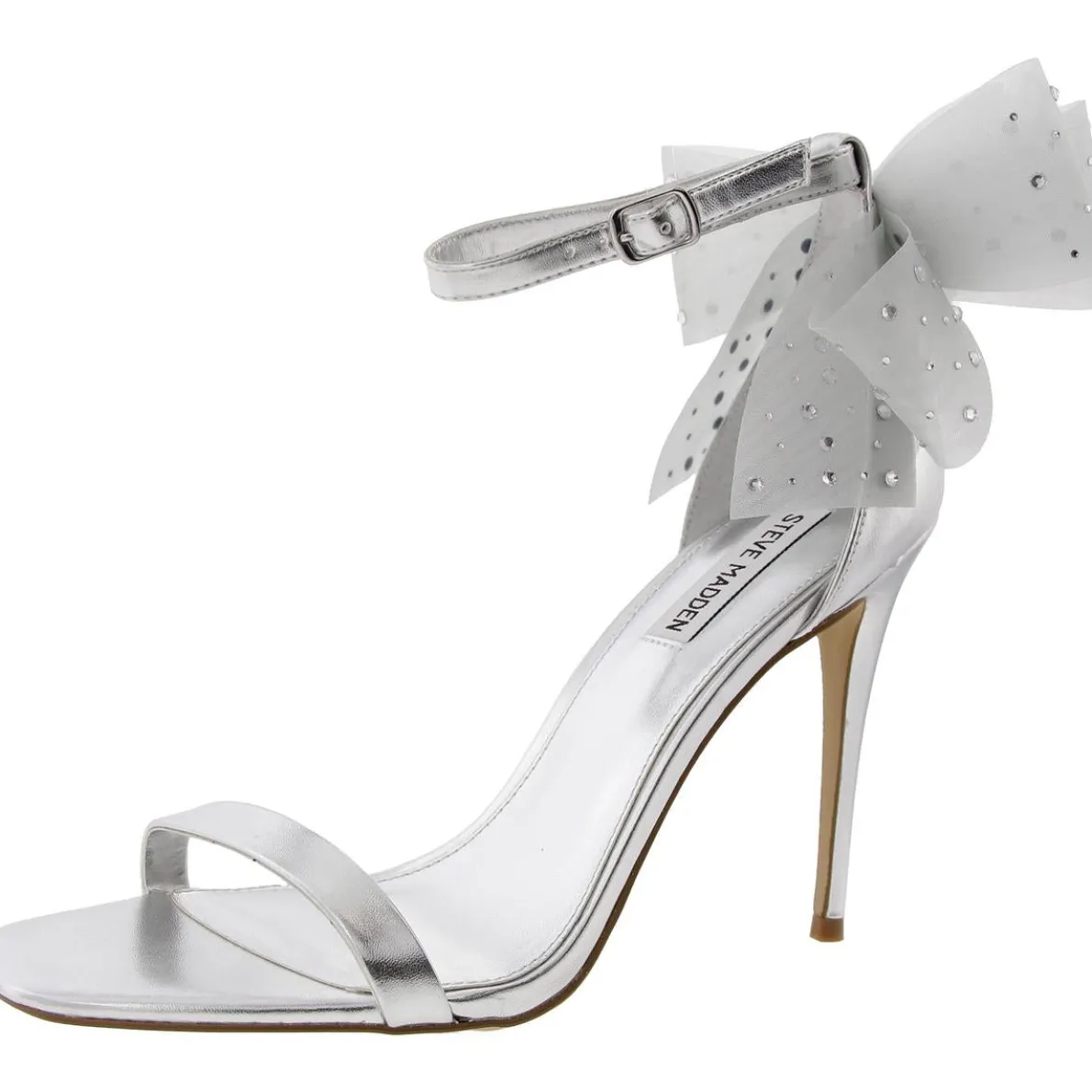 Babylon R Bow Faux Leather Heels