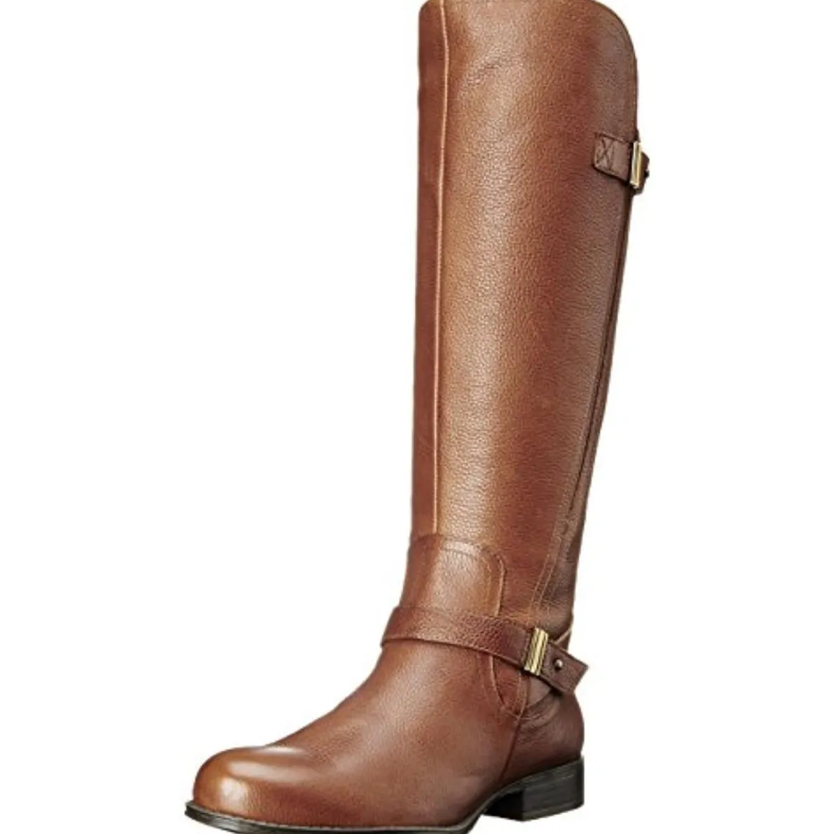 Joan Leather Belted Riding Boots