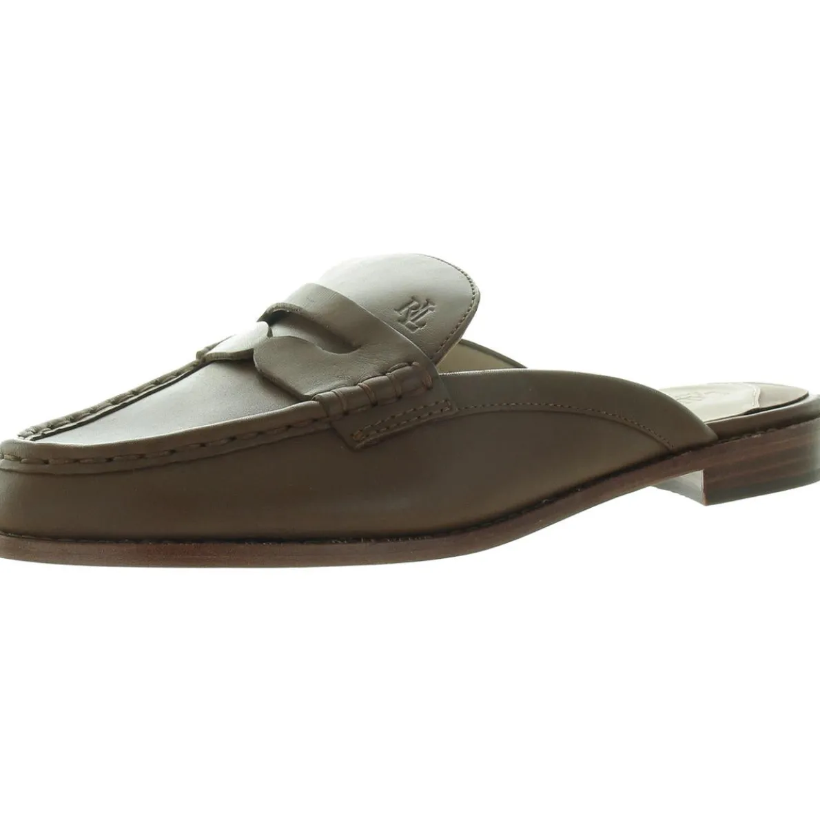 Wynnie Mule Solid Leather Loafers