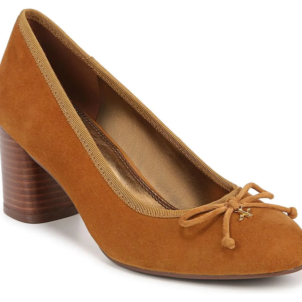 Sienna Leather Peep Toe Wedge Heels