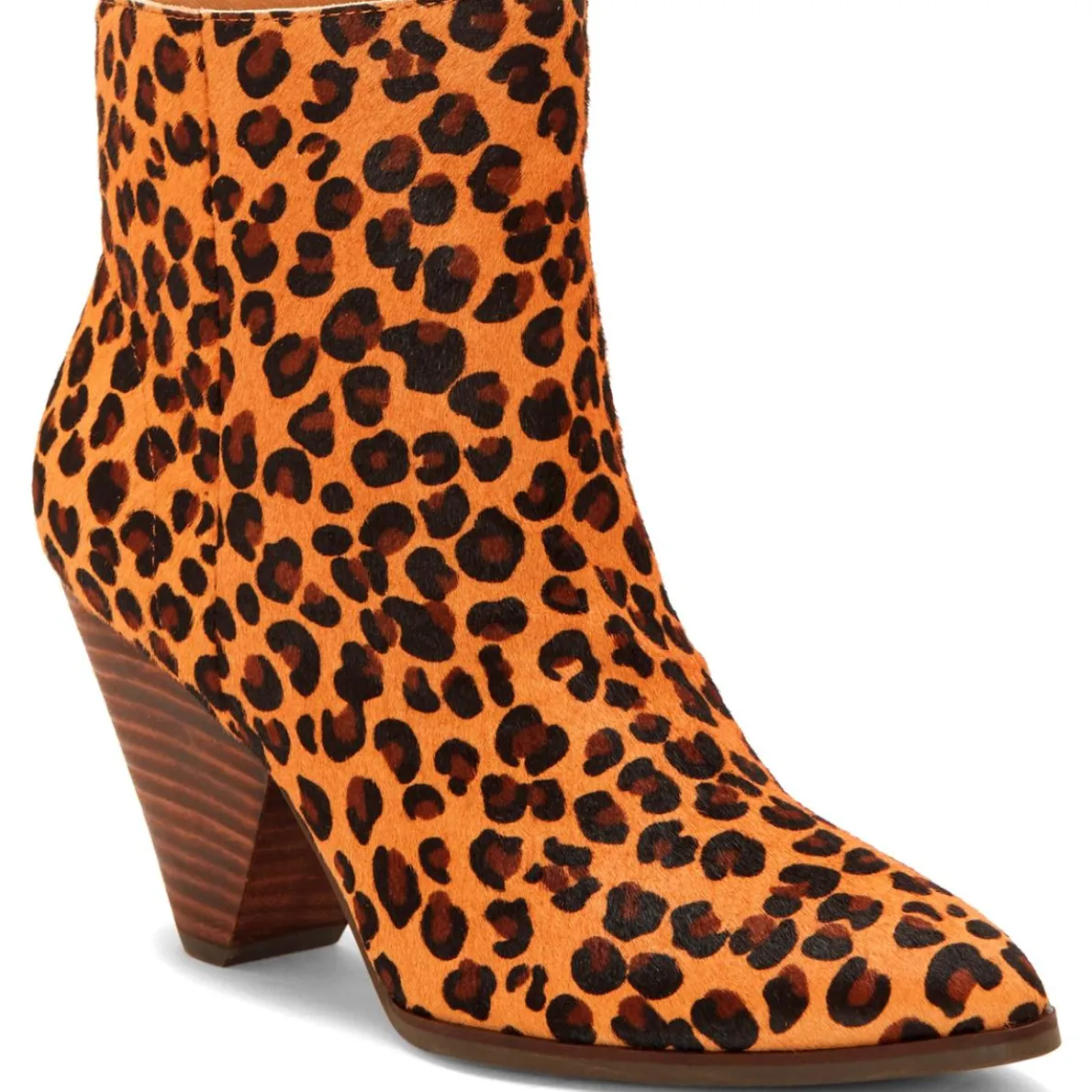 Munise 2 Leather Calf Hair Booties